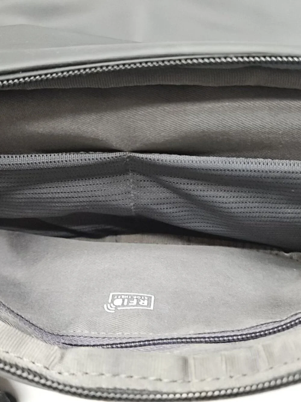 NWT Crossbody Sling Bag Black Anti-Theft RFID Water Resistant 1.3L with FIDLOCK